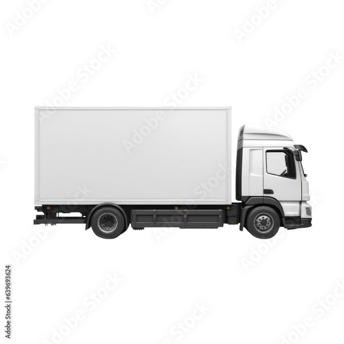 Truck isolated on transparent background. Generative ai © Achira22