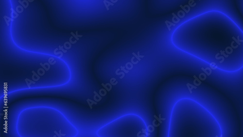 Glowing Blue Abstract Lines Background