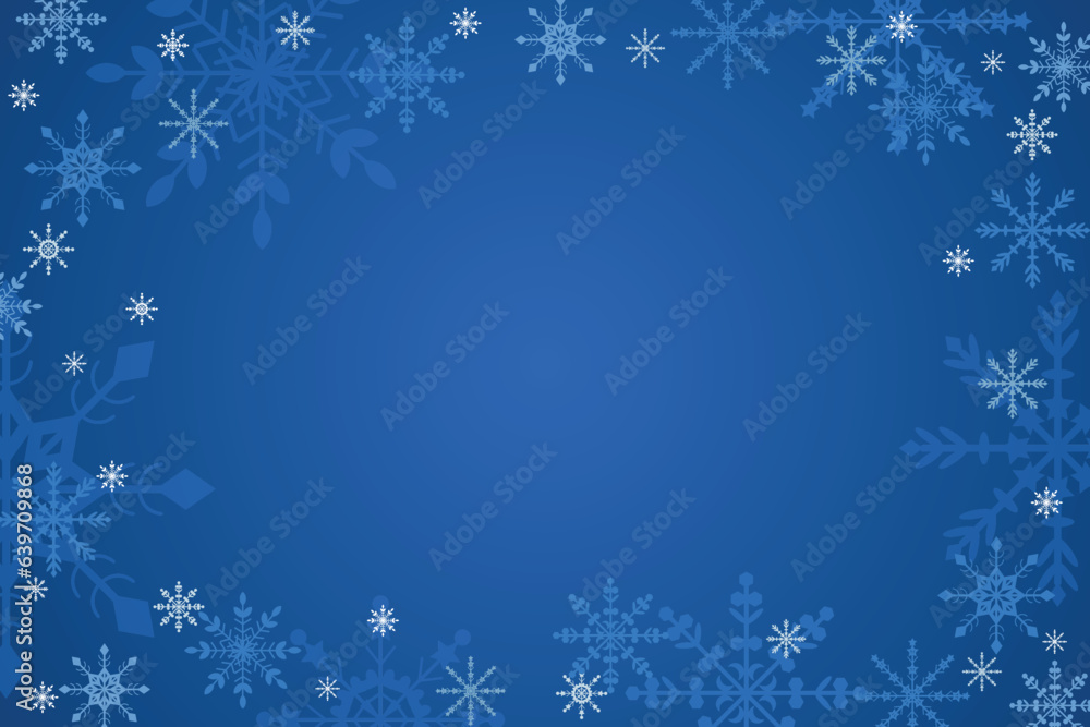 Winter background in blue colors. Winter background in blue colors.
