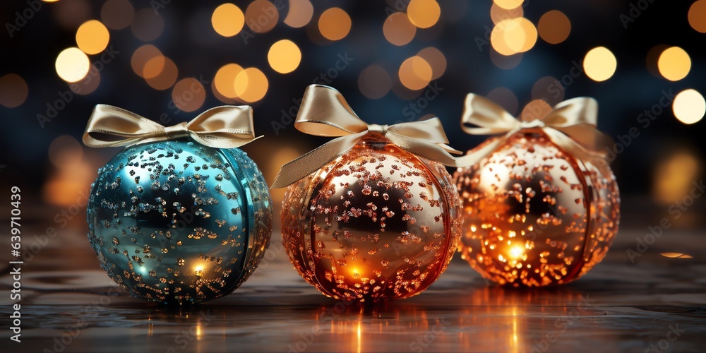 Fototapeta premium Christmas balls