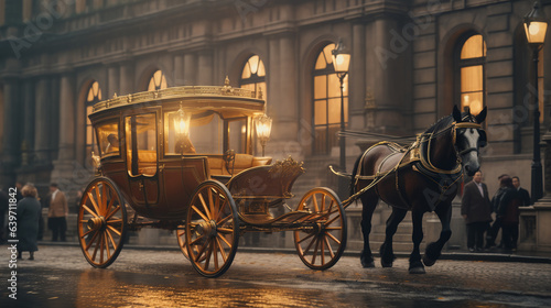 Obraz na płótnie horse and carriage