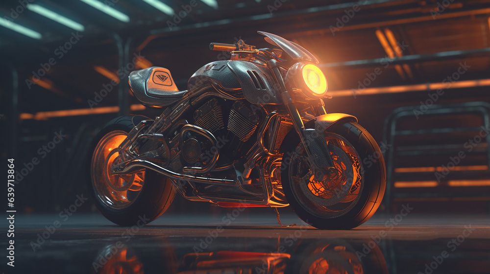 motorcycle on the road motorcycle on the road