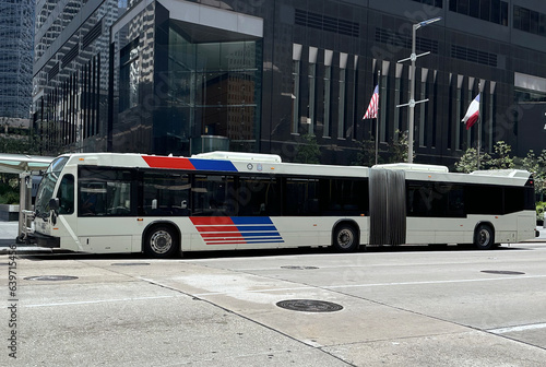 Metro bus in Houston Texas