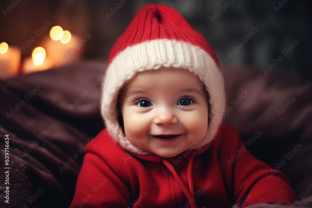 Cute little baby, with selective focus and copy space Cute little baby, with selective focus and copy space