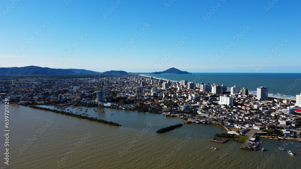Cidade de Navegantes, Santa Catarina, Brasil