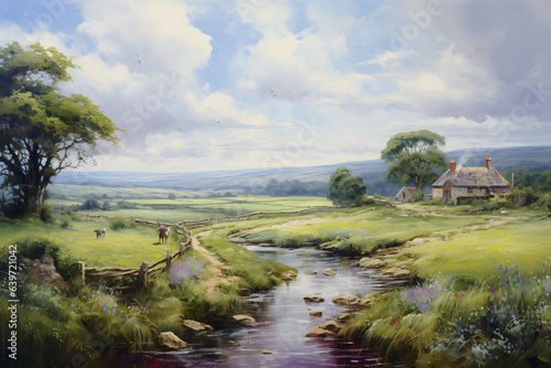 landscape with a river
