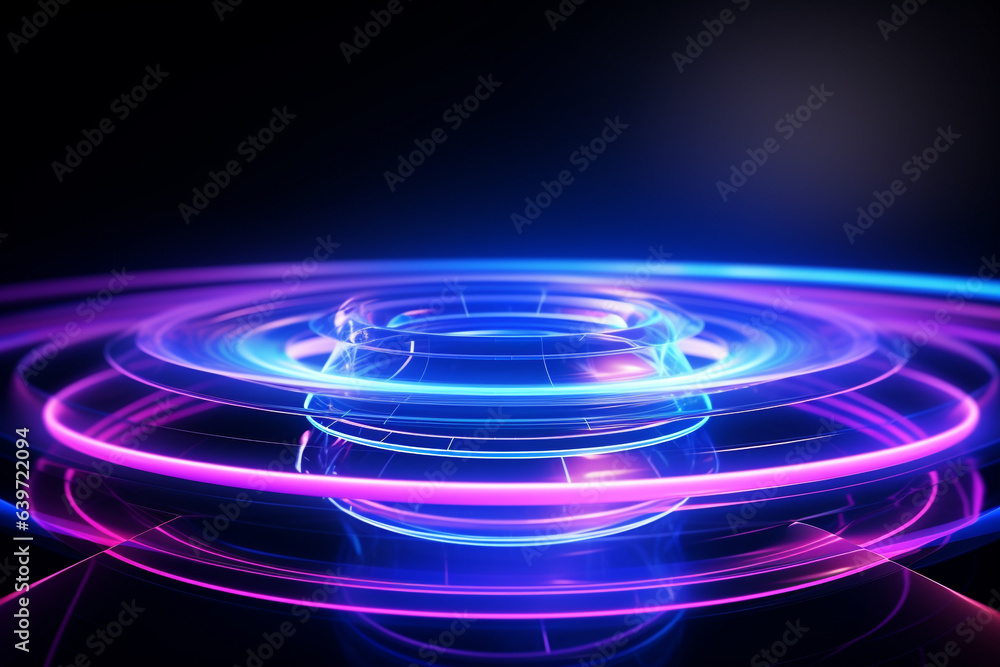 Abstract technology digital line circle electronic network data innovation concept background. Abstract technology digital line circle electronic network data innovation concept background.