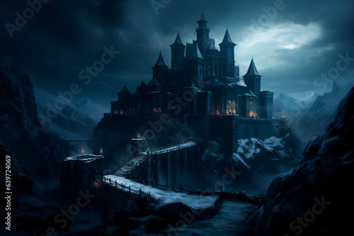 A Mystic winter castle