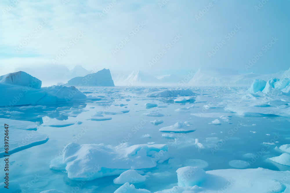 Iceberg in polar regions