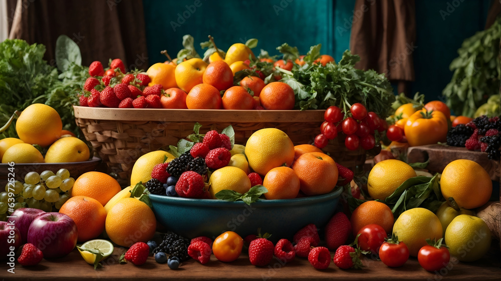 fruits and vegetables professional photography