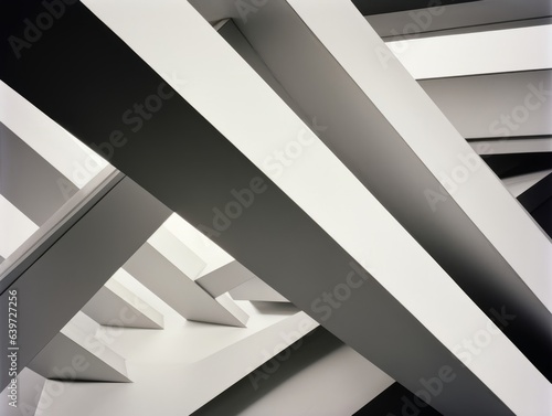Black and White Architecture Abstract Wallpaper