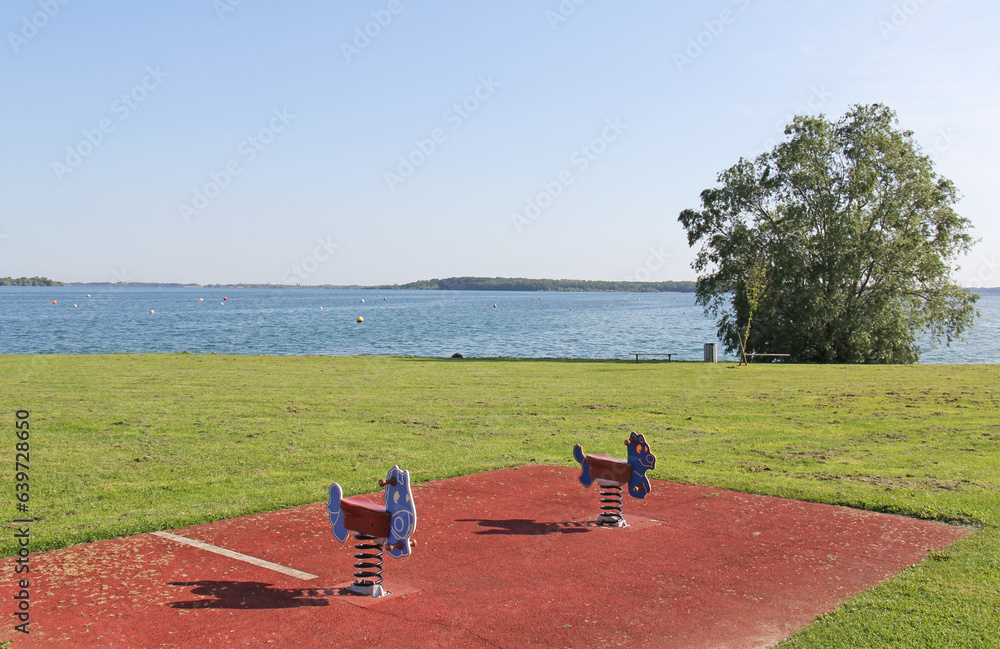Lake of Der Chantecoq Giffaumont - Champaubert Champagne Grand Est France