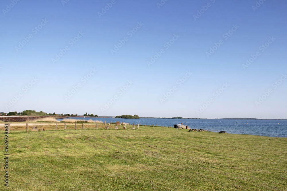 Lake of Der Chantecoq Giffaumont - Champaubert Champagne Grand Est France
