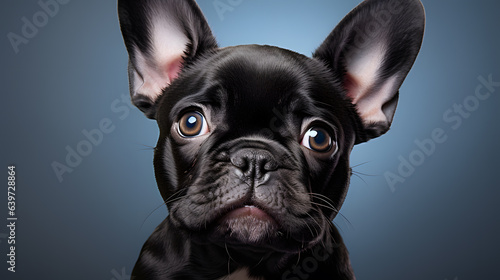 araffe dog with big ears looking at the camera Generative AI © GestureShot