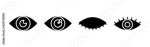 Eye icon. Look and Vision icon. Eye vector icon © zo3listic