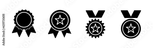 Achieve icon vector. medal icon vector. award. Certificate. approved