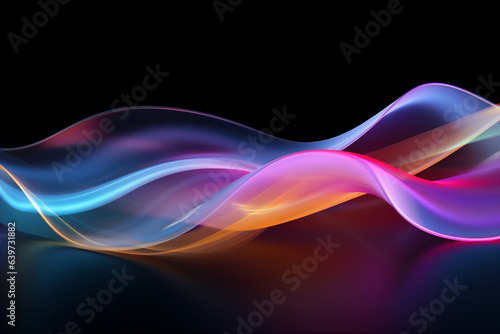 colorful abstract light trail curve, random curve, random color, hyper realistic, beautiful dreammy light, 