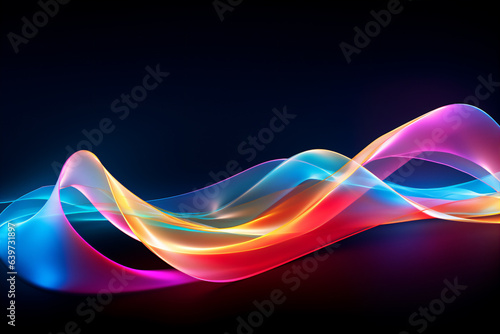 colorful abstract light trail curve, random curve, random color, hyper realistic, beautiful dreammy light.