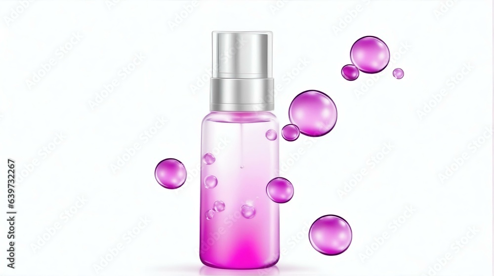 香水、化粧水、化粧品のガラス瓶、液体の泡、モックアップ|Perfume, lotion, cosmetic glass bottle, liquid bubbles, mockup. Generative AI 香水、化粧水、化粧品のガラス瓶、液体の泡、モックアップ|Perfume, lotion, cosmetic glass bottle, liquid bubbles, mockup. Generative AI