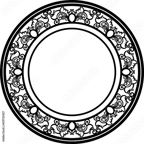 Classic Ornament Frame For Wedding
