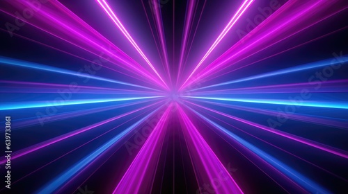 Neon beams on a darker background  styled in a light-art installation  creating a vibrant and electric visual effect that captures the essence of modern design and sophistication