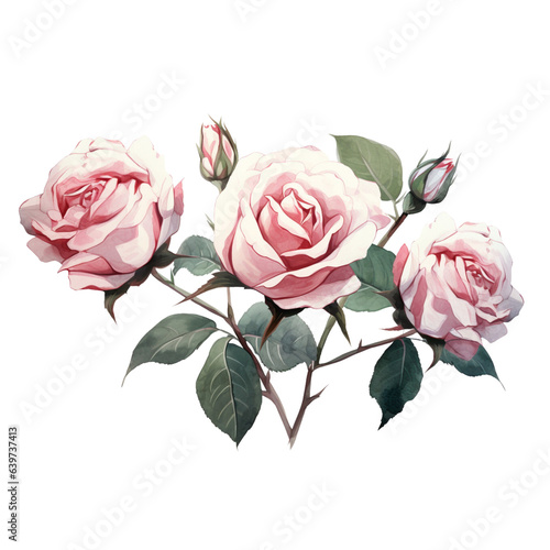 Bouquet of pink roses