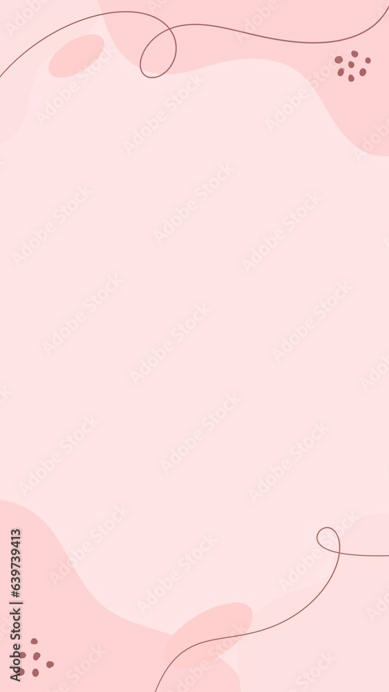 Hand-drawn pink background with a whimsical touch Hand-drawn pink background with a whimsical touch