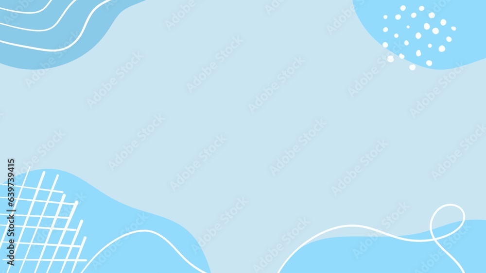 Hand-drawn blue background with a serene artistic touch Hand-drawn blue background with a serene artistic touch