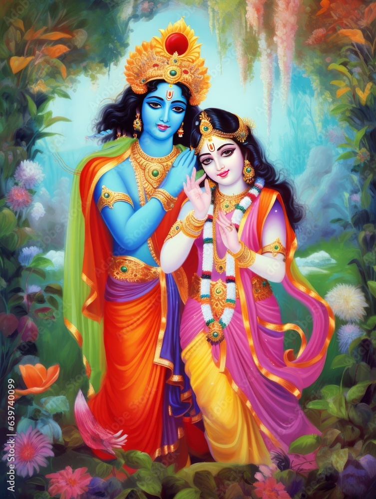 Radha Krishna, Lord Krishna, Radha Krishna Painting with colorful background, Radha Krishna Indian god Krishna Love symbol, Radha Krishna Holi, Radha, Krishana, Generative AI Radha Krishna, Lord Krishna, Radha Krishna Painting with colorful background, Radha Krishna Indian god Krishna Love symbol, Radha Krishna Holi, Radha, Krishana, Generative AI