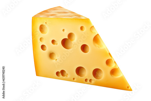 Cheese isolated on transparent background