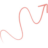 Hand drawn pink arrows, png.