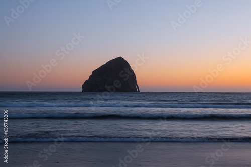 Chief Kiwanda rock at scenic Pacific coast near Pacific city, Oregon.