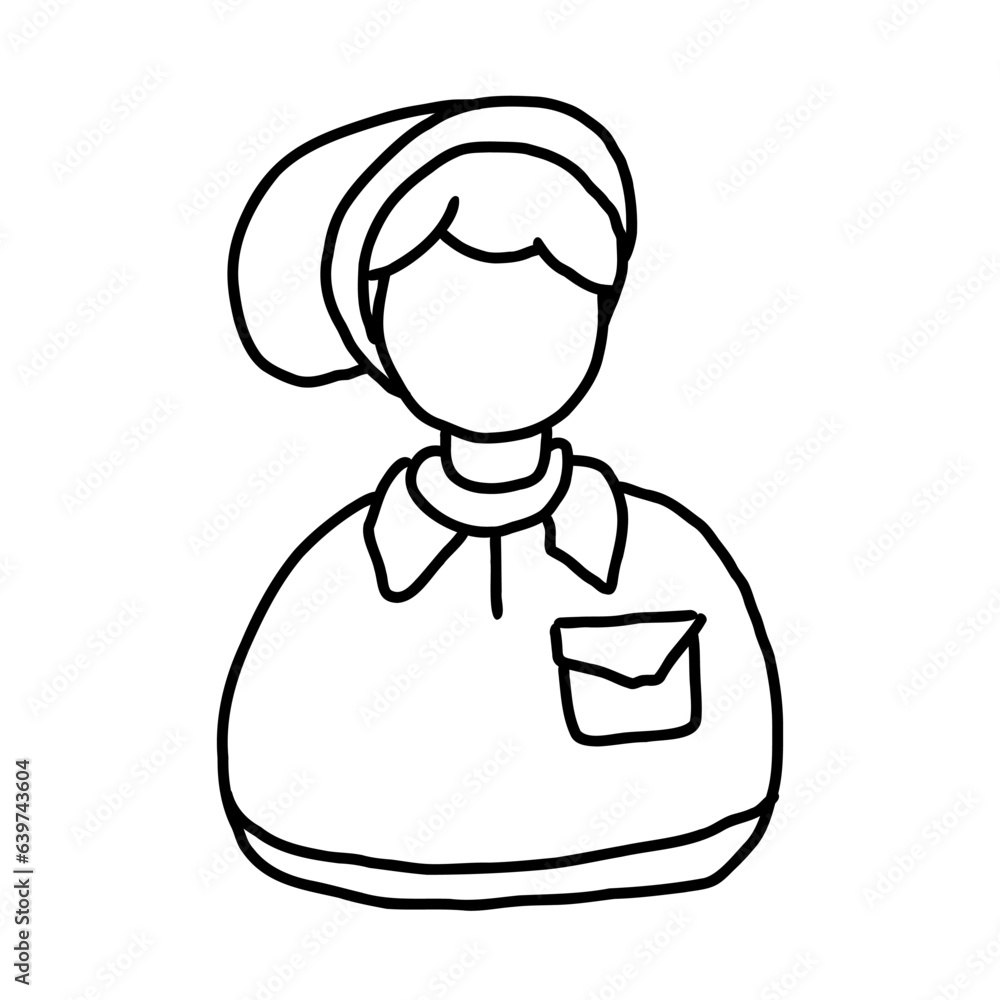 youth of professions character outline Icons youth of professions character outline Icons