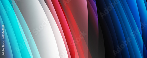 Fluid wave lines with trendy fluid color gradient abstract background. Web page for website or mobile app wallpaper