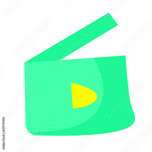videographer of international youth day flat icon style