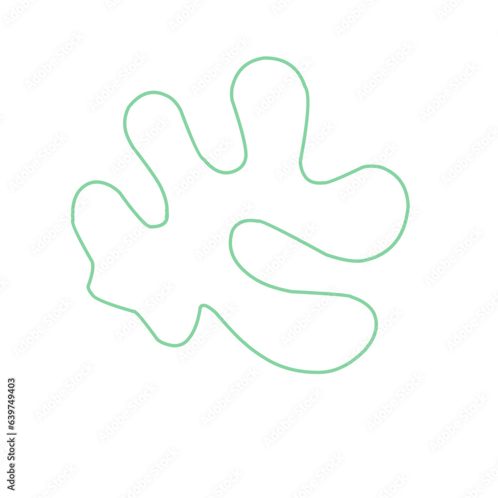 Thin Line Matisse Inspired shape Thin Line Matisse Inspired shape
