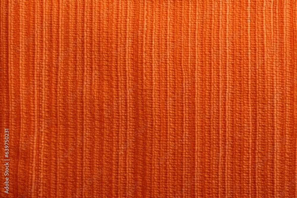 Fototapeta premium Orange satin, linen textiles, jeans fabric curves wave lines background texture for web design , banner , business concept. Generative AI