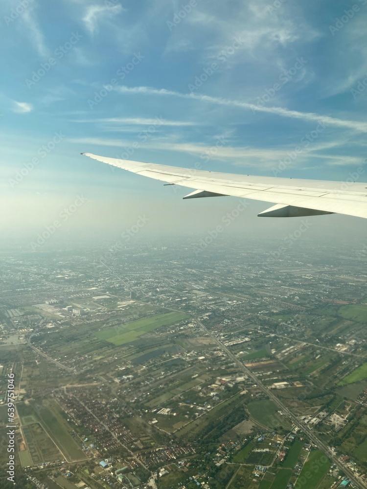 view from airplane window Picture on the plan top view sky landscape plane wing window beautiful sky view from airplane window Picture on the plan top view sky landscape plane wing window beautiful sky