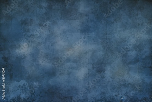 Abstract grunge decorative dark blue stucco wall background for web banner  design template  Generative AI