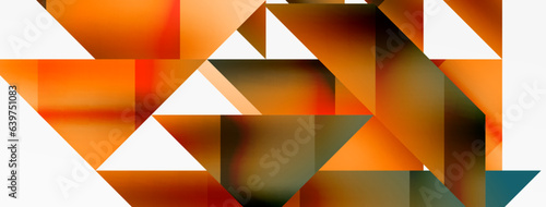 Captivating vector abstraction. Triangles interlock in mesmerizing dance, crafting dynamic geometric backdrop. Fusion of shapes and angles creates artful symphony of modern design