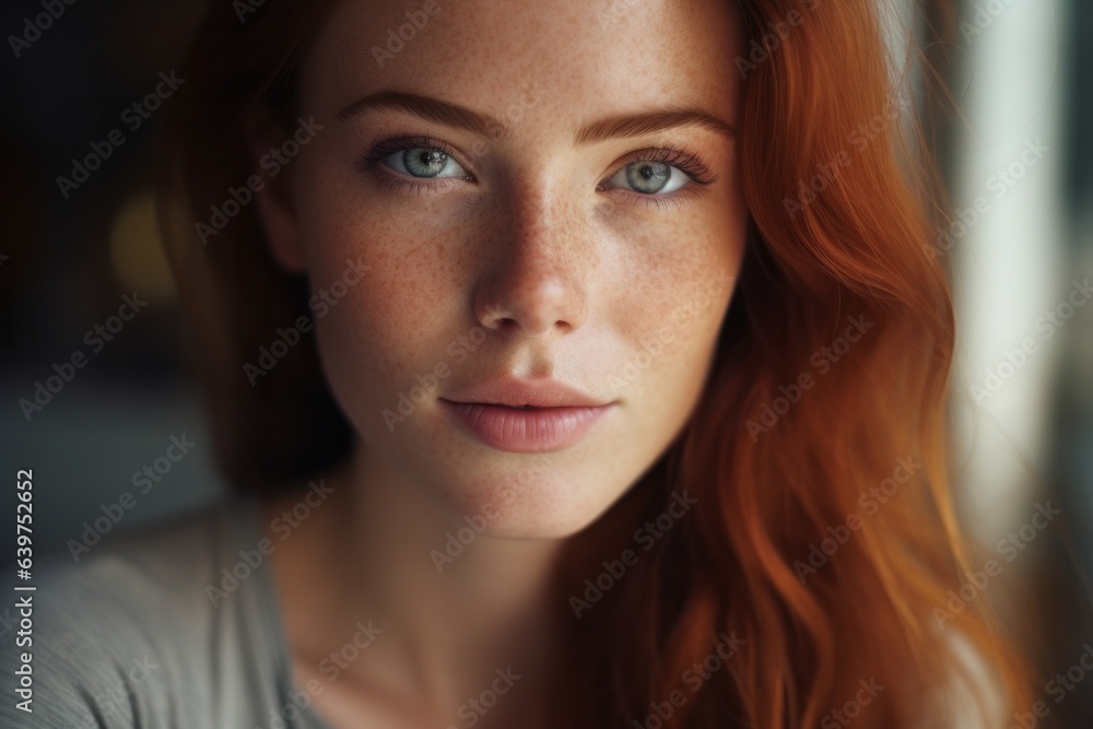 Close-up portrait of yong woman casual portrait of aucasian Asian portrait woman, Generative AI Close-up portrait of yong woman casual portrait of aucasian Asian portrait woman, Generative AI