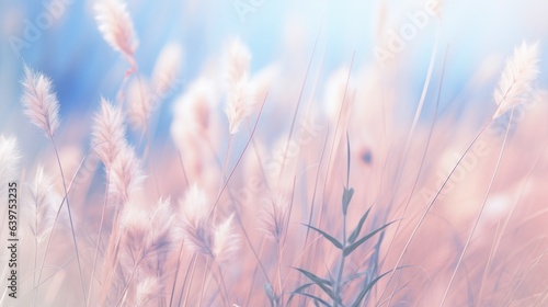 Spring flowers texture pink and purple background , Generative AI © tonstock