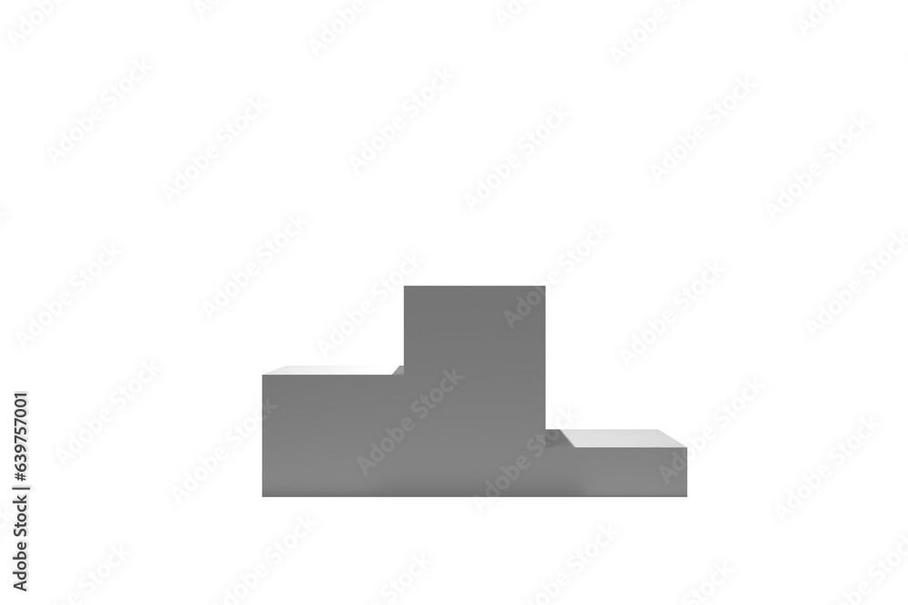 Digital png illustration of grey podium on transparent background Digital png illustration of grey podium on transparent background