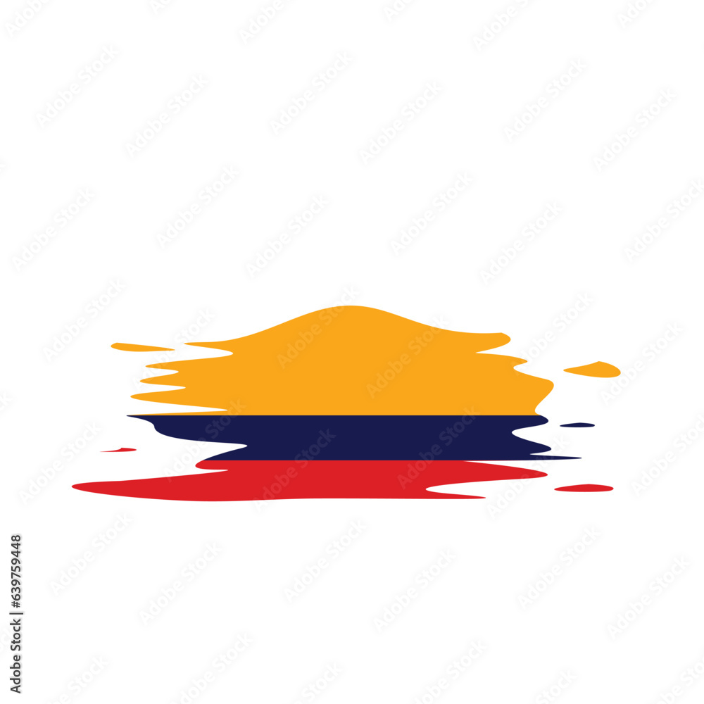 Colombia State Flag Logo Vector Colombia State Flag Logo Vector
