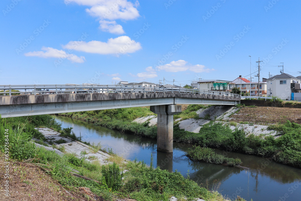 鴨川の根切橋（埼玉県さいたま市西区・桜区）