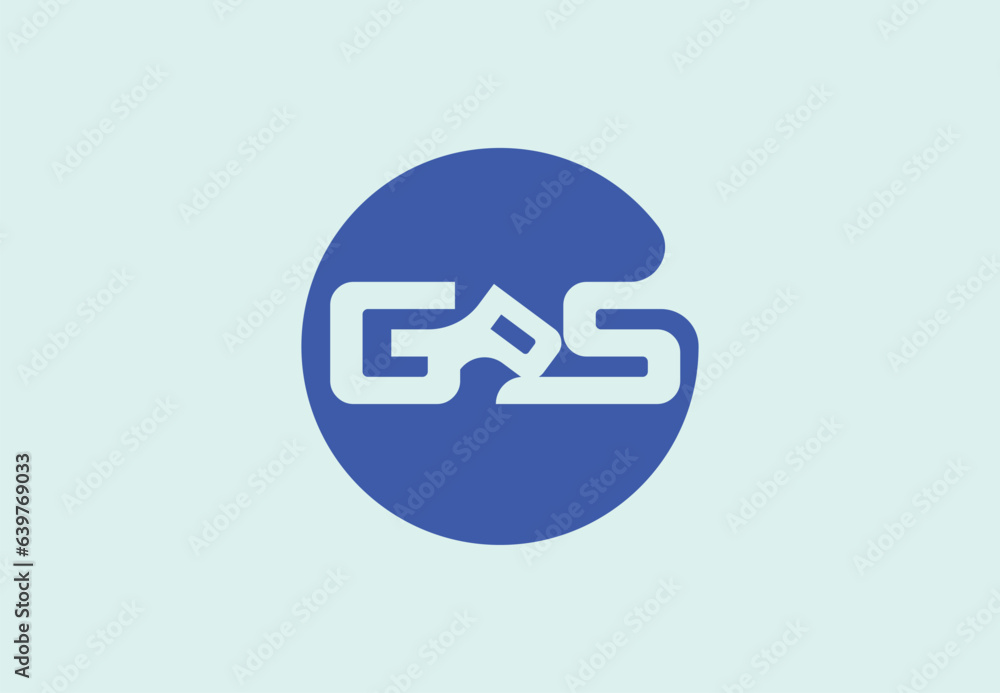 GPS letter logo and icon design template GPS letter logo and icon design template