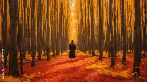 autumn golden forest