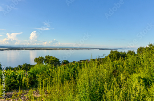 Amur river scenic view from Malmyzh (Nanaysky district, Khabarovsk krai, Russia) photo