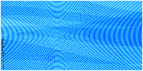 Blue background. Wave and ripple pattern. Vector graphics.