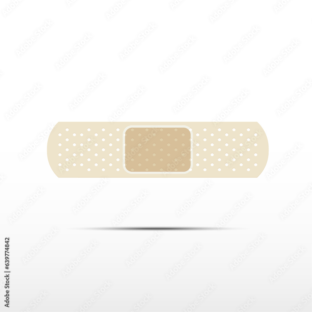 illustration of medical bandage in different shape illustration of medical bandage in different shape